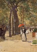 Childe Hassam Die Fifth Avenue am Washington Square oil painting reproduction
